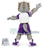 University Lively Sport Dragon Mascot Costume