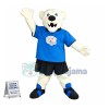 Adult Fancy White Soft Bear Mascot Costume