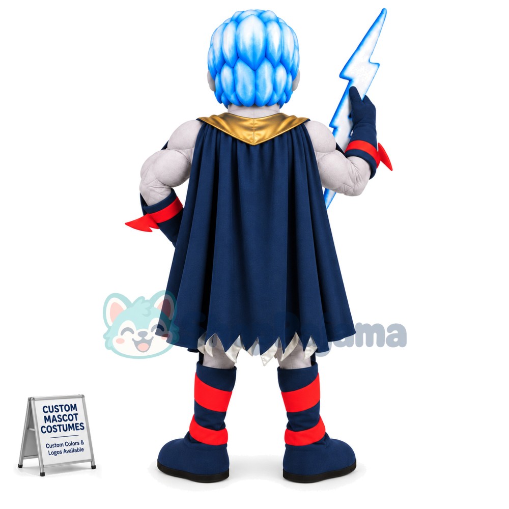 Thunder Man In Charge Of Lightning Mascot Costume