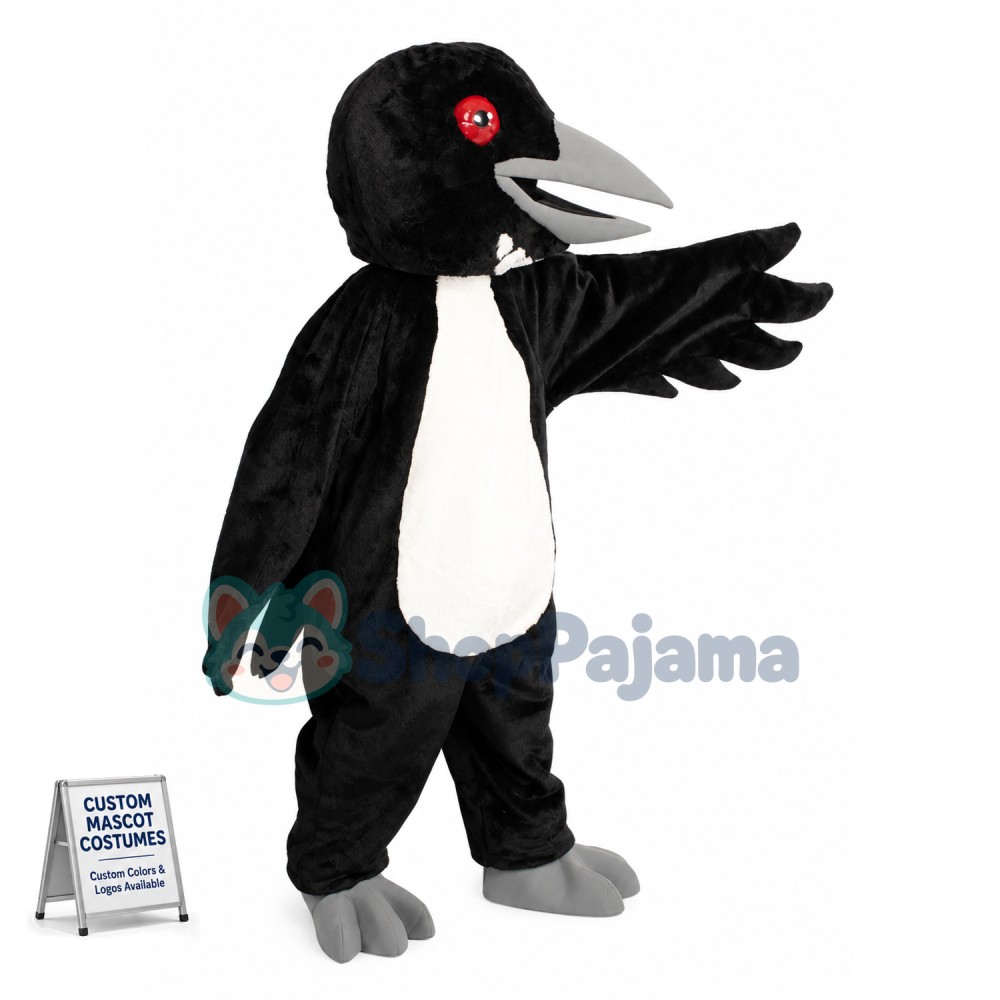 Nurturing Adult Size Crow Mascot Costume