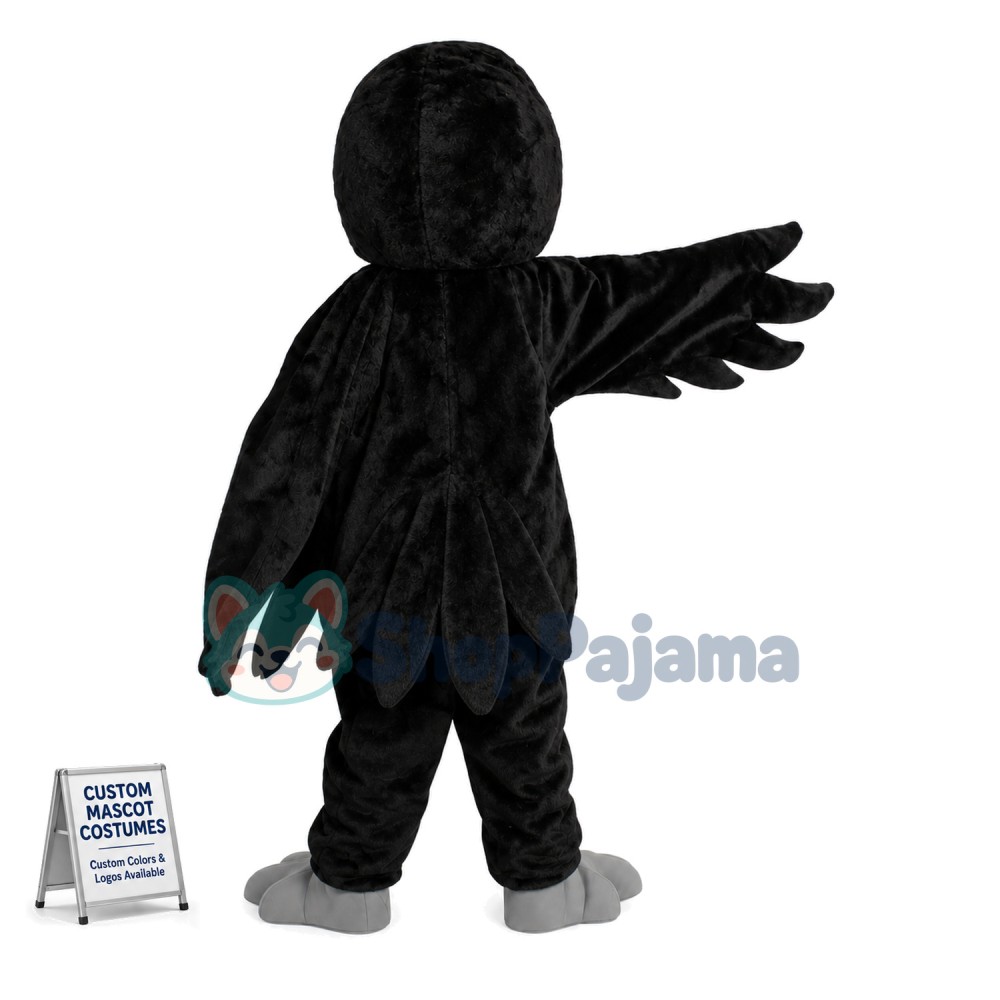 Nurturing Adult Size Crow Mascot Costume