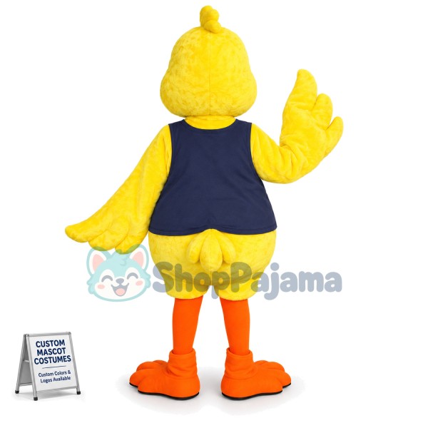 Adult Yellow Duck Mascot Customized Costume
