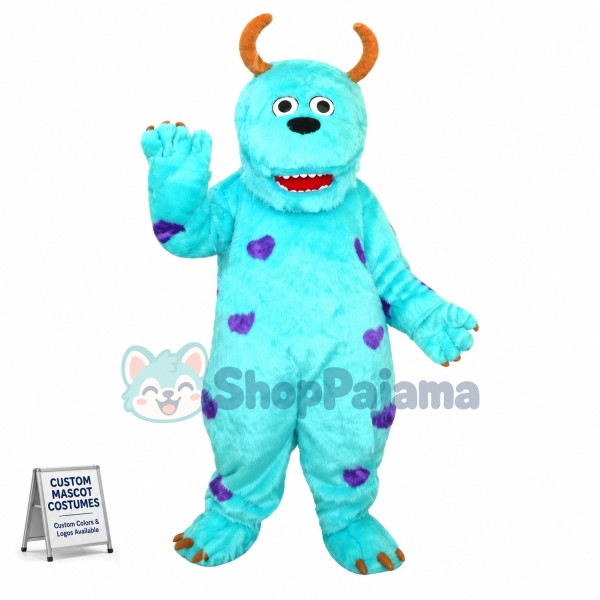 Blue Monster Sullivan Mascot Costume