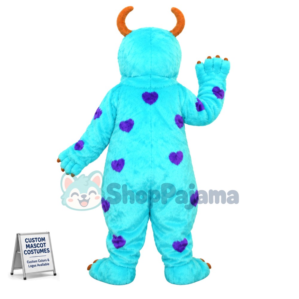 Blue Monster Sullivan Mascot Costume
