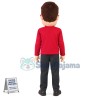 Young Man With Red Glasses Mascot Costume