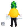 Fancy Cartoon Pineapple With Sunglasses Mascot Costume