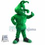 Whole Green Alien With Long Nose Mascot Costume