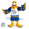 The University Energetic Blue Eagle Mascot Costume