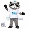 Academic Raccoon Mascot Costume For University