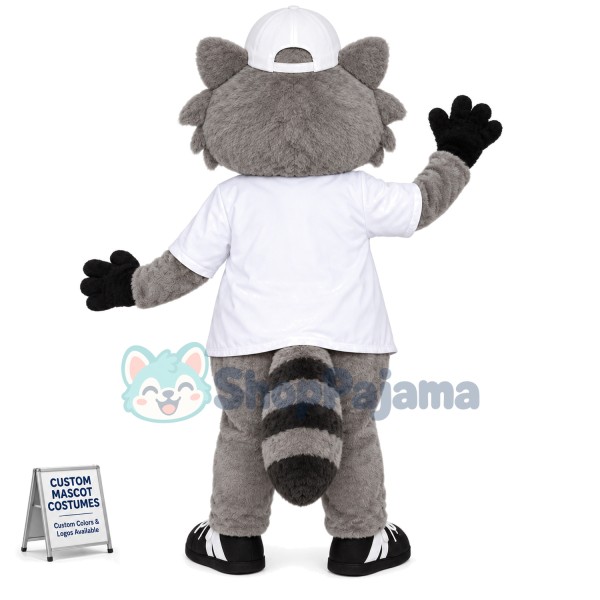 Academic Raccoon Mascot Costume For University