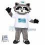 Academic Raccoon Mascot Costume For University