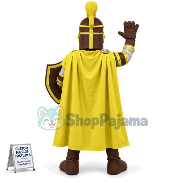 Deployed Defensive Brave Soldier Mascot Costume