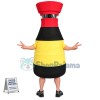 Bottle of Sushi Soy Sauce Mascot Costume