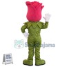 Bright Blooming Rose Mascot Costume