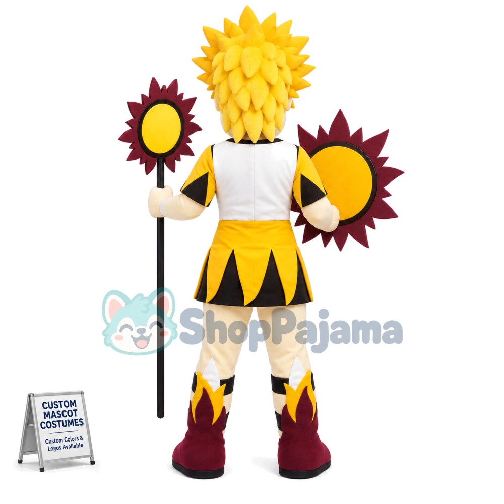 Blue Eyes Sun God Mascot Costume