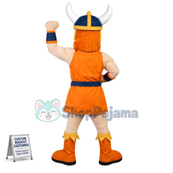 Brutal Muscle Viking Mascot Costume