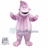 Pointed Head Light Purple Orangutan Mascot Costume