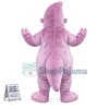 Pointed Head Light Purple Orangutan Mascot Costume
