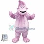 Pointed Head Light Purple Orangutan Mascot Costume