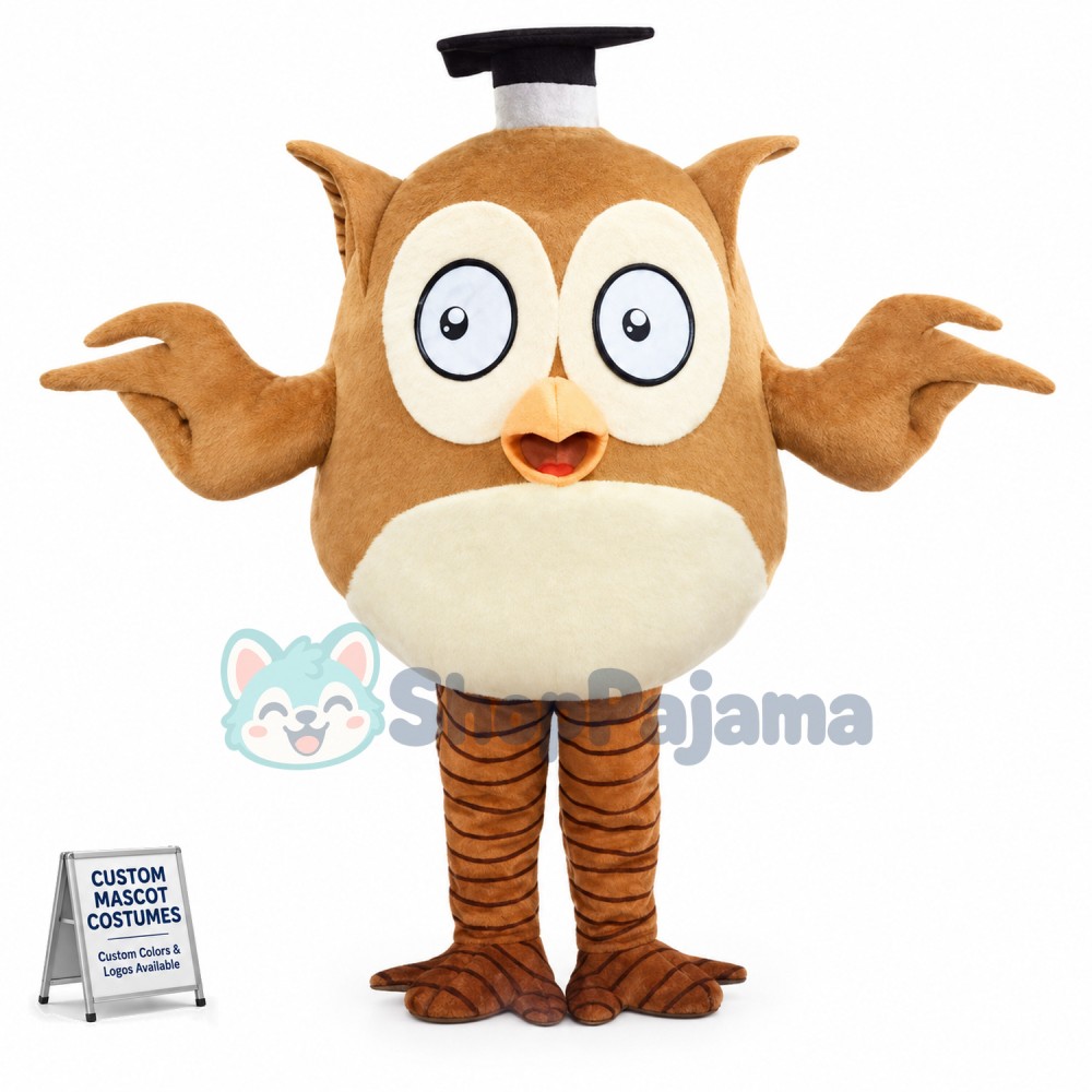 Wisdom Doctor Owl Mascot Costume