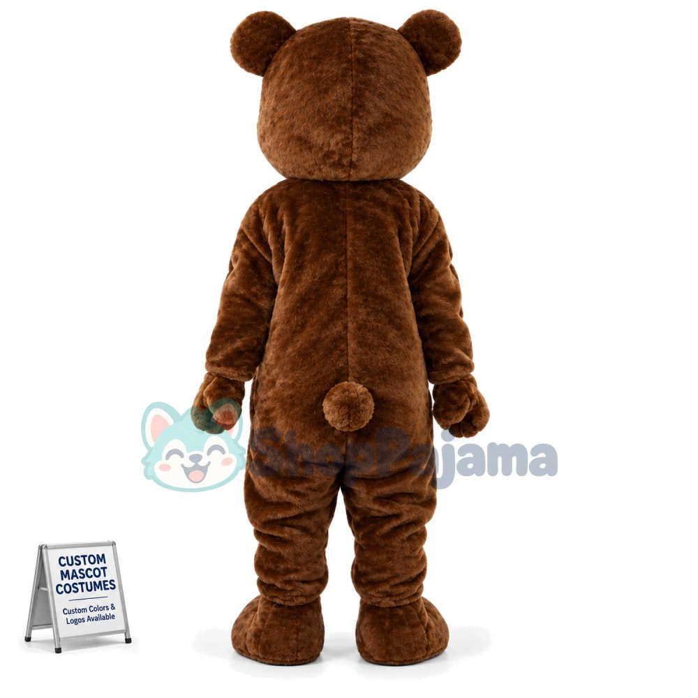 Wreainess Brown Bear Mascot Costume
