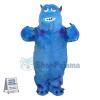 Blue Furry Monster Sullivan Mascot Cartoon Costume