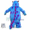 Blue Furry Monster Sullivan Mascot Cartoon Costume