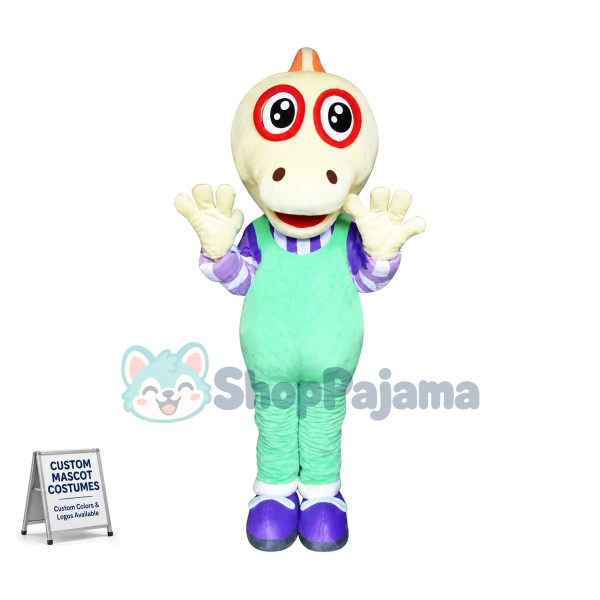 Cartoon Adult Dinosaur Mascot Costume