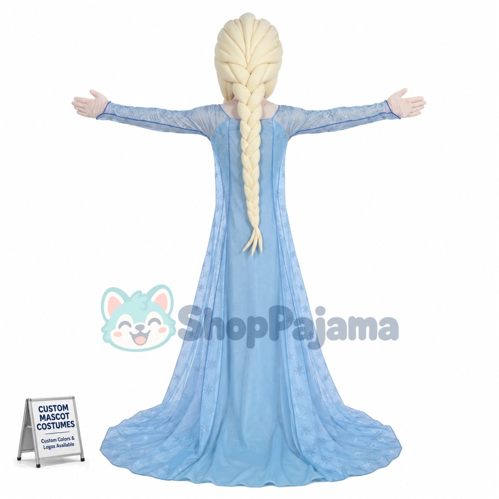 Frozen Magical Snow Princess Elsa Mascot Costume