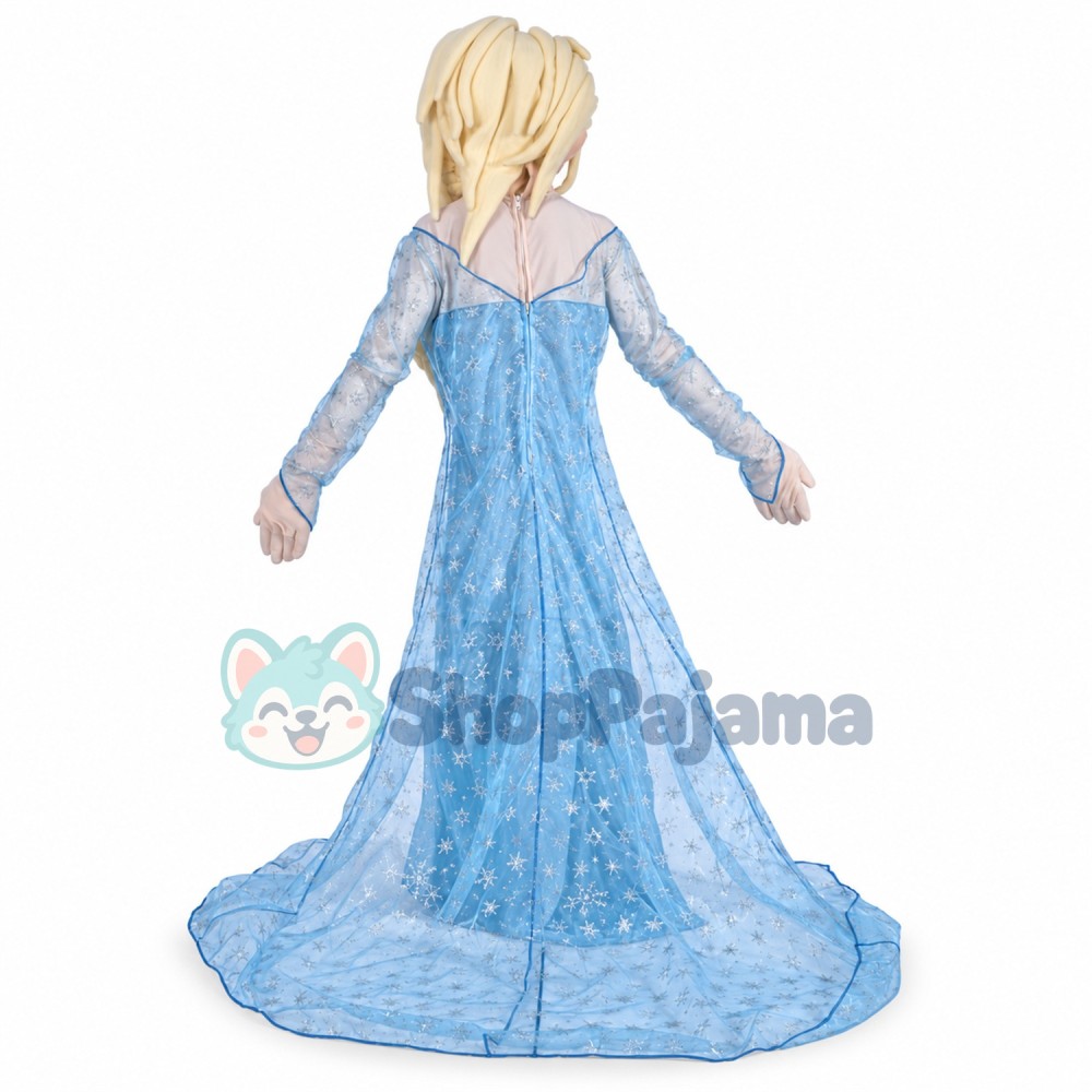 Frozen Magical Snow Princess Elsa Mascot Costume