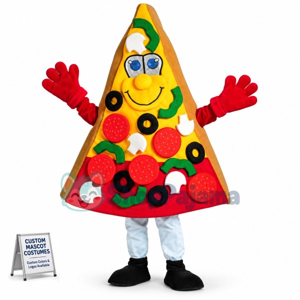 Fragrant Mushroom Pizza Mascot Costume