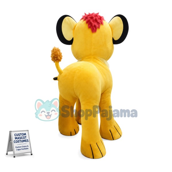 Growing Up Innocent Simba Cub Mascot Costume