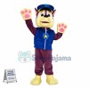 Cartoon Blue Paw Patrol Chase Mascot Costume
