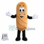 Stripped Sliced Ham Sausage Mascot Costume