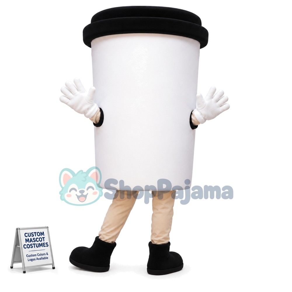 Environmentally Friendly Paper Cup Mascot Costume