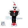 Sweet Creamy Cherry Cake Mascot Costume