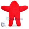 All Red Interesting Starfish Mascot Costume