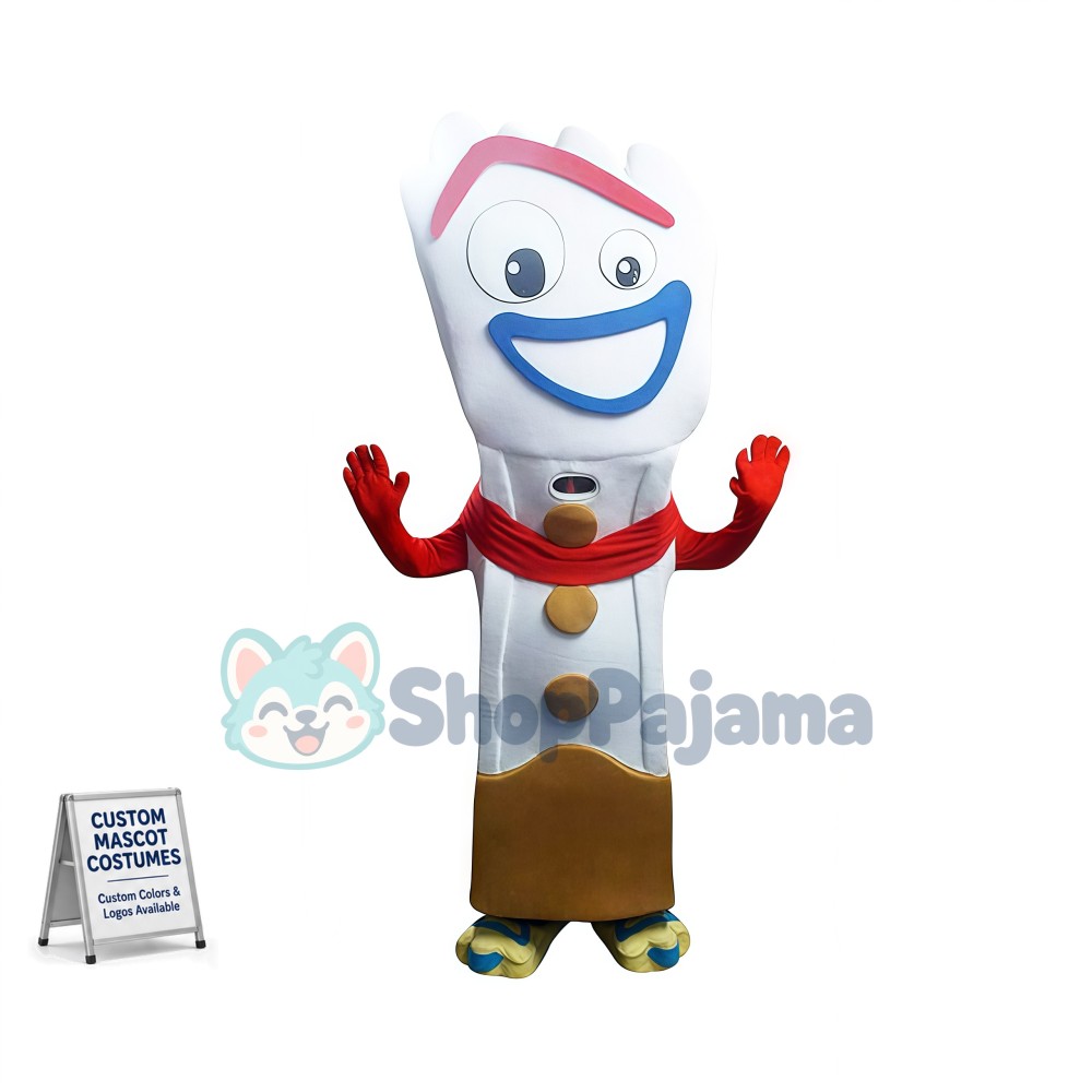 Tableware Toy Fork Mascot Cartoon Costume