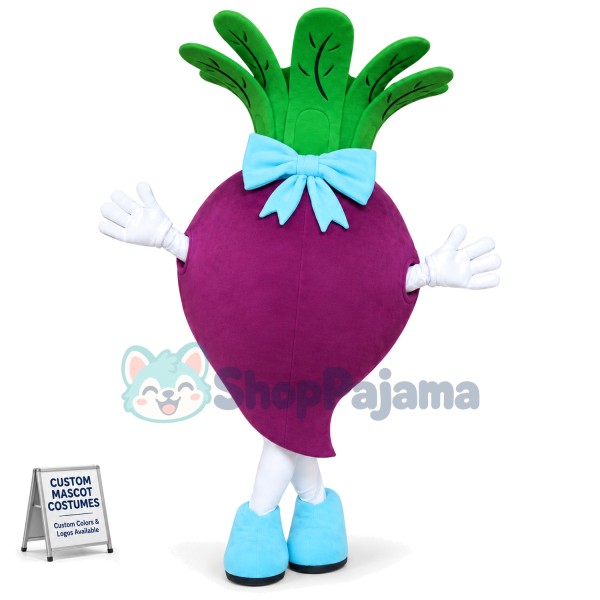 Special Variety of Purple Radish Mascot Costume