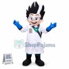 Crazy Scruffy Scientist Mascot Costume