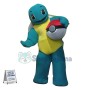 Squirtle Holding The Poke Ball Mascot Costume