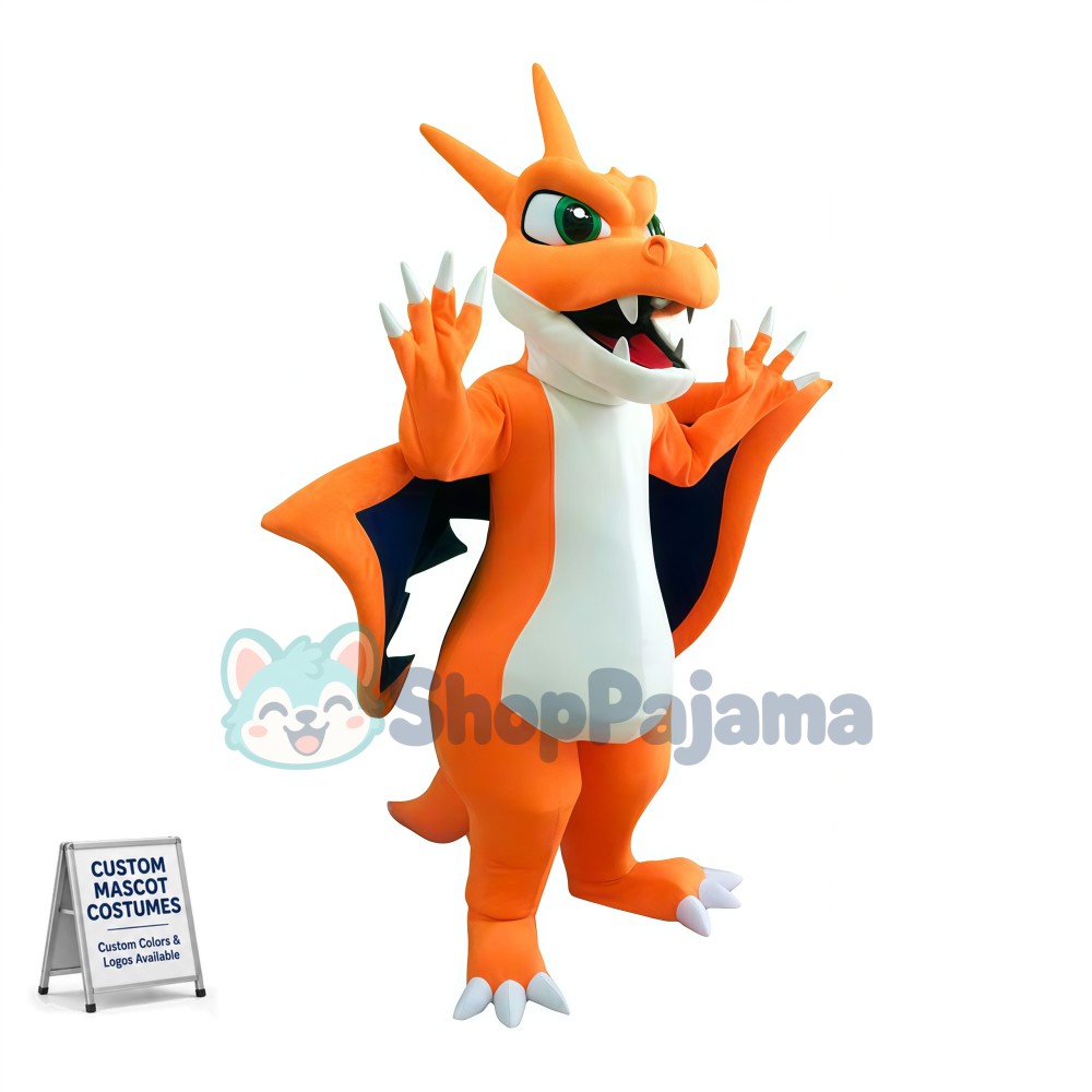Fierce Pokemon Charizard Mascot Costume