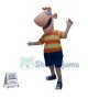 Smart Phineas Flynn In Orange Shirt Mascot Costume