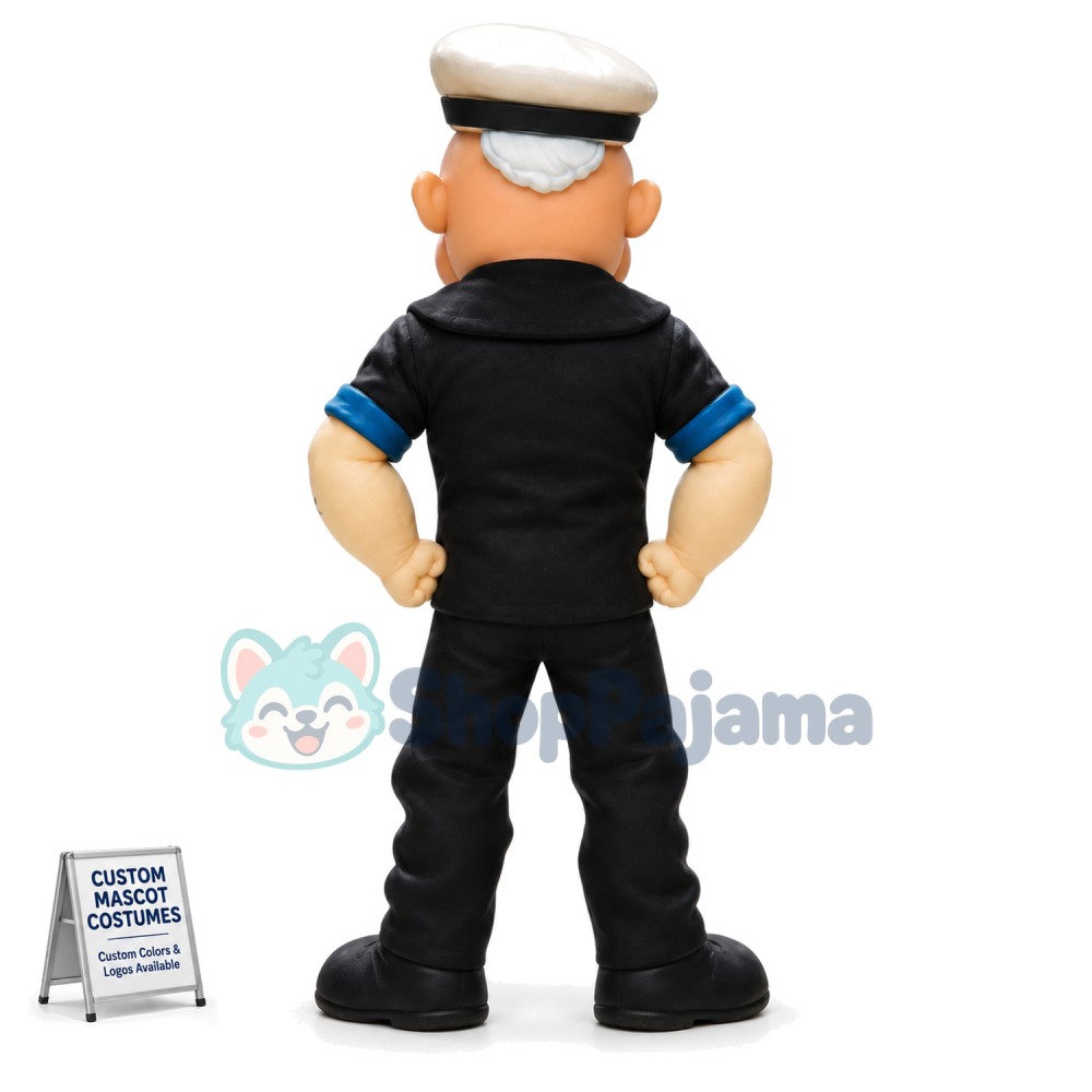 Strong Popeye the Sailor Mascot Cartoon Costume