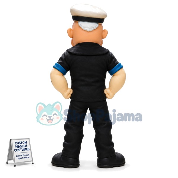 Strong Popeye the Sailor Mascot Cartoon Costume