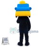Fancy Cartoon Taxi Man Mascot Costume