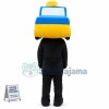Fancy Cartoon Taxi Man Mascot Costume