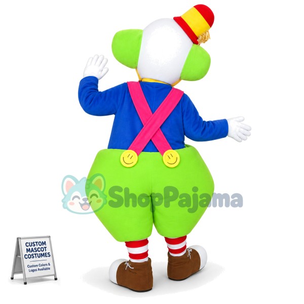 Circus Funny Clown Mascot Costume