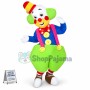 Circus Funny Clown Mascot Costume