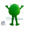 Green Monocular With Small Horns Mascot Costume